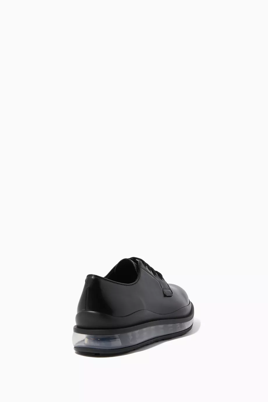 Buy Prada Black Levitate Derby Shoes For Men Online Ounass Saudi