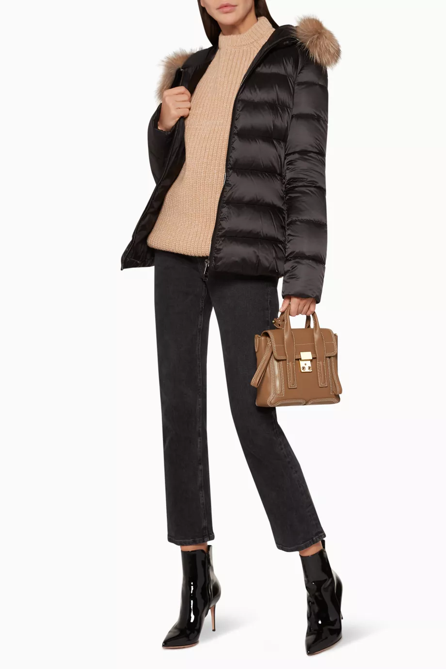 Buy Moncler Black Tati Giubbotto Down Coat For Women Online