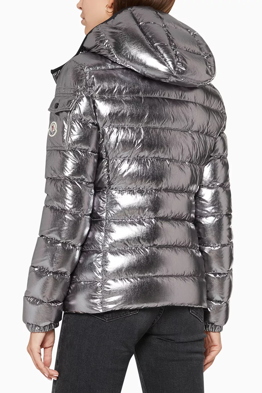 Buy Moncler Silver Bady Giubbotto Puffer Jacket For Women Online Ounass Saudi