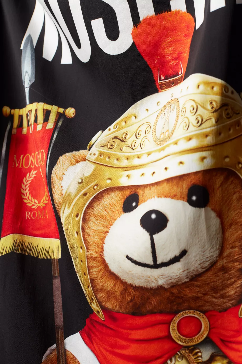 Buy Moschino Black Roman Teddy Bear T Shirt Dress For Women Online Ounass Saudi