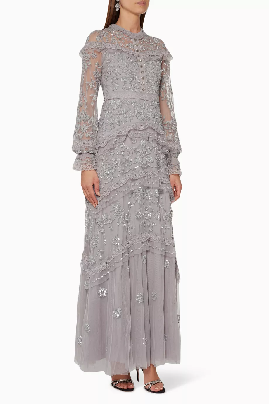 Needle and thread grey dress best sale
