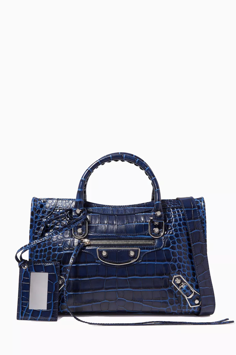 Balenciaga crocodile city bag shop