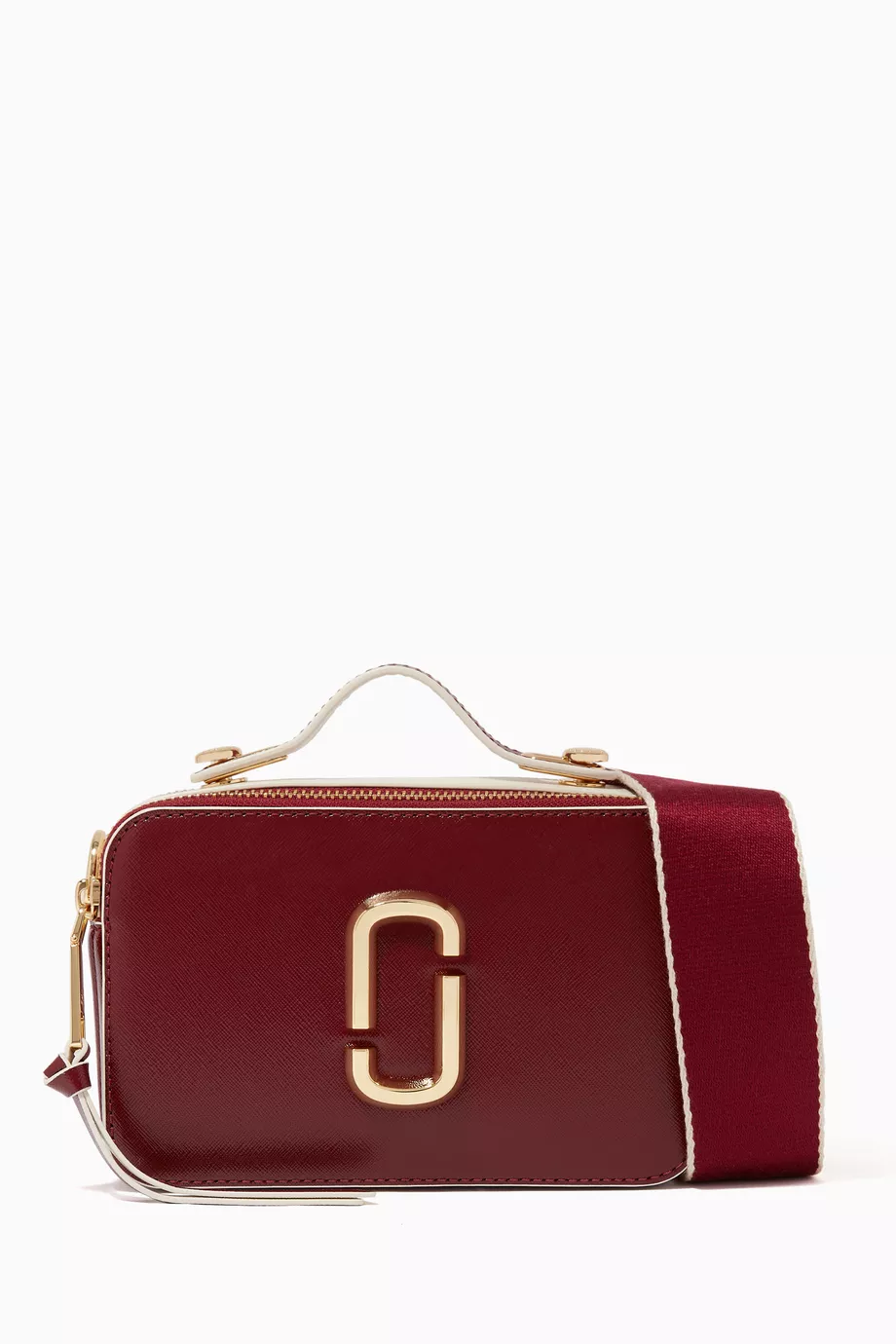Buy Marc Jacobs Red Sure Shot Leather Cross-body Bag For Women