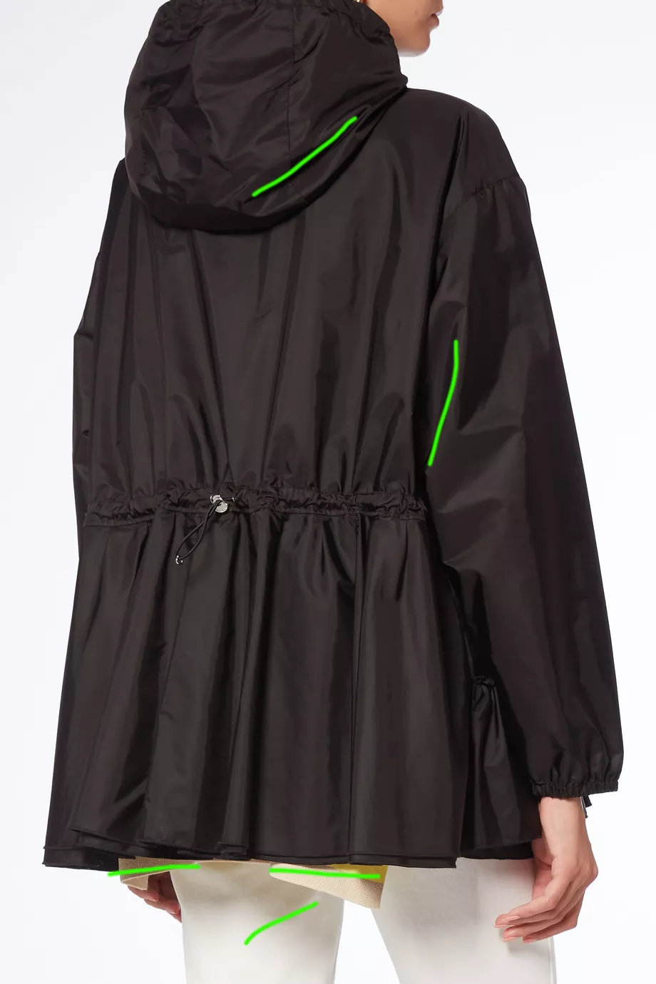 Buy Moncler Black Sarcelle Peplum Jacket For Women Online Ounass Saudi