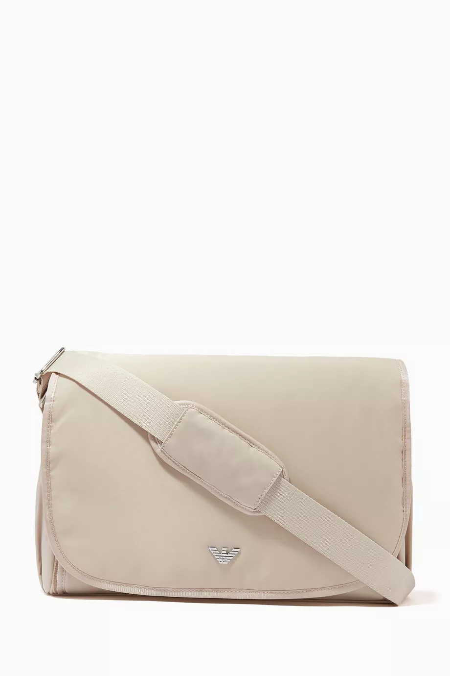 Buy Emporio Armani Neutral Logo Changing Bag in Nylon For Kids Online Ounass Saudi