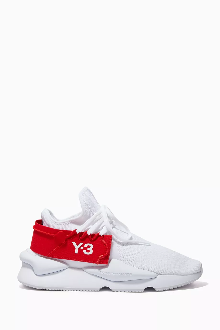 Buy Y-3 White Kaiwa Knit Sneakers For Men Online Ounass Saudi