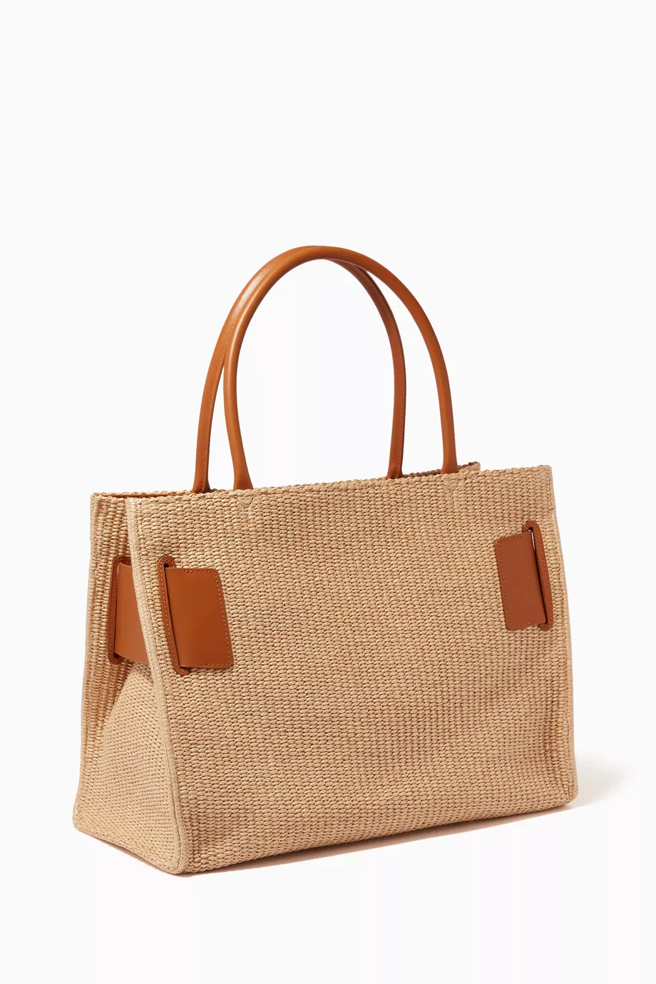 Leather Boyy Bobby 38 Boyy Bobby 38 Belted Raffia Tote Bag