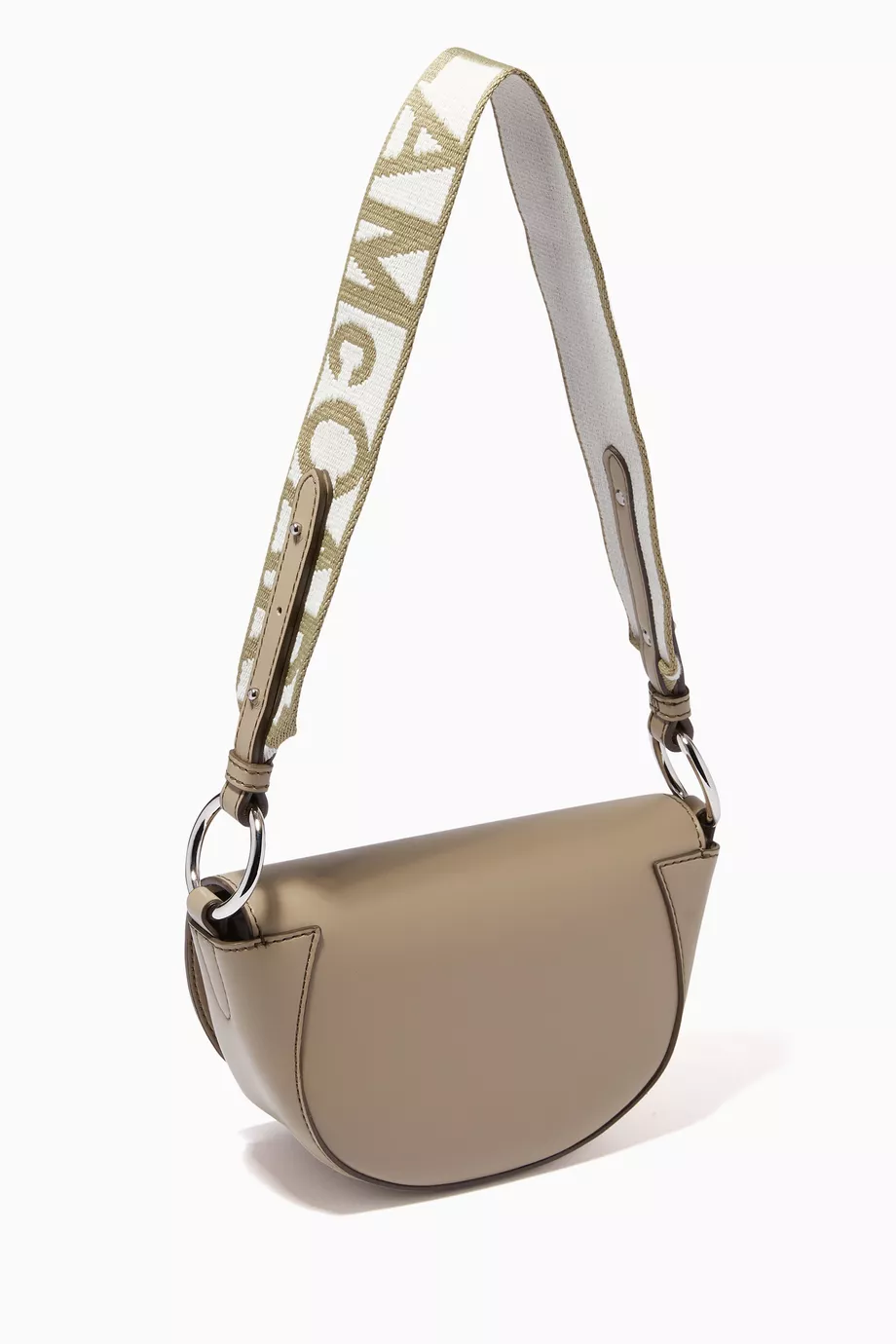 Buy Stella McCartney Neutral Mini Marlee Logo Bag in Eco Alter
