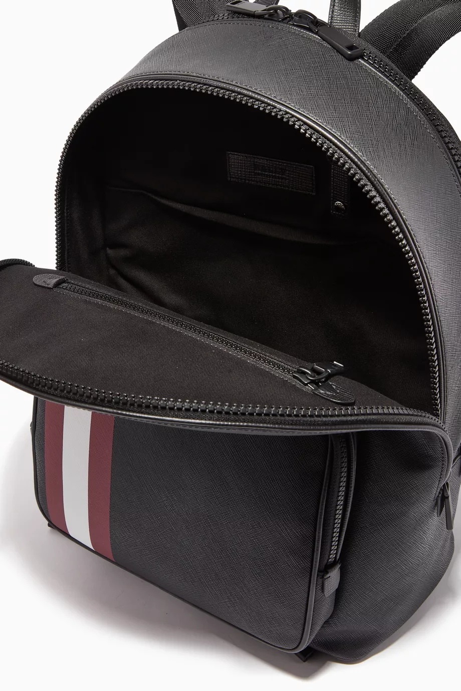 Buy Bally Black Sarkis Coated Canvas Backpack For Men Online Ounass Saudi