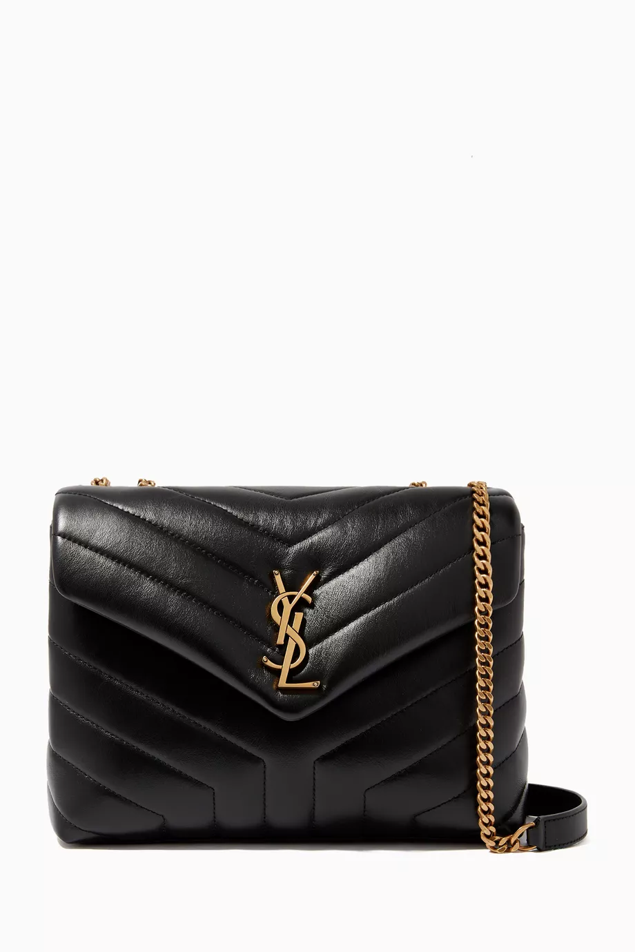 Buy SAINT LAURENT Black Small Loulou Bag in Y Matelasse Leather For Women Online Ounass Saudi