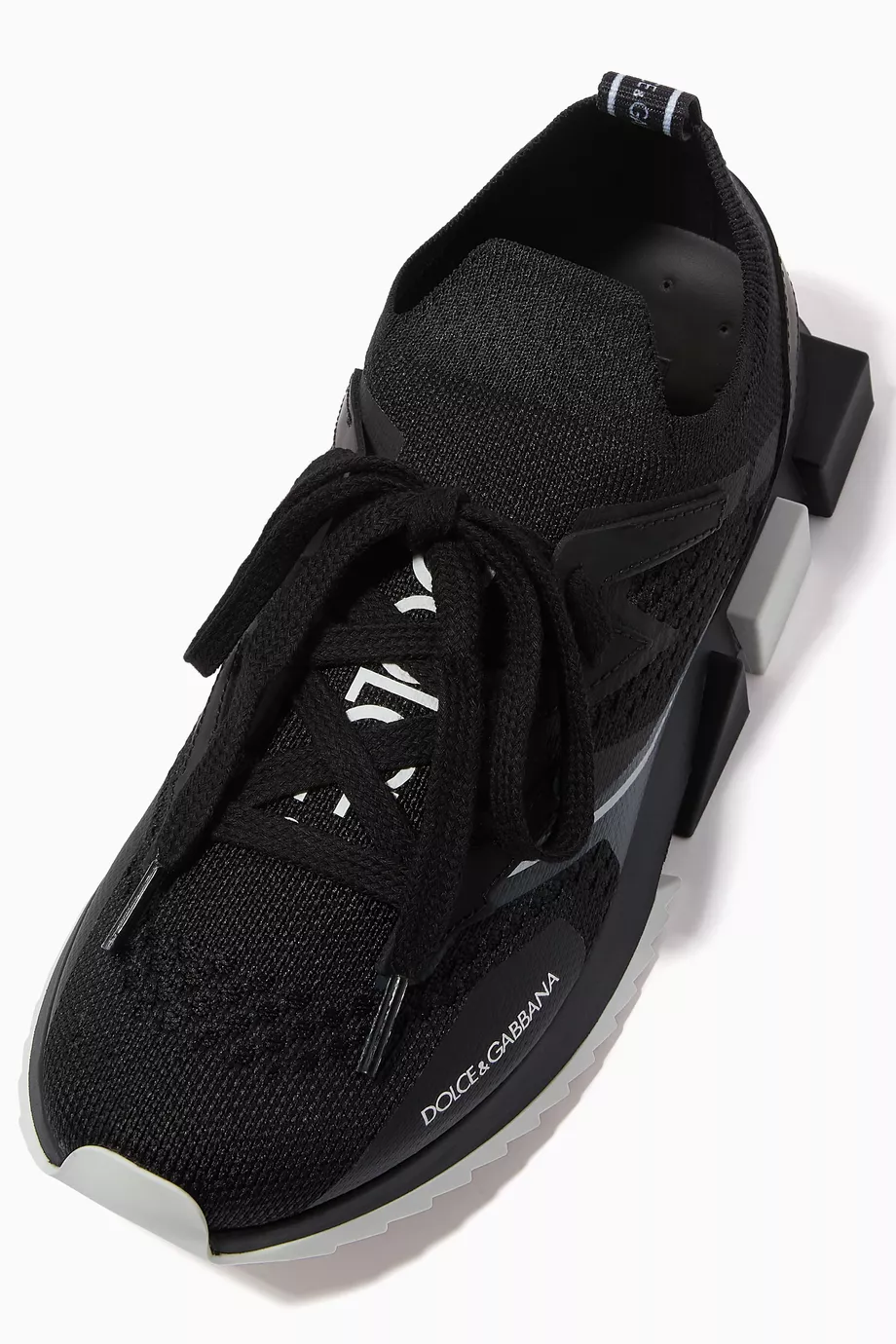 Buy Dolce & Gabbana Black Sorrento Slip On Sneakers in