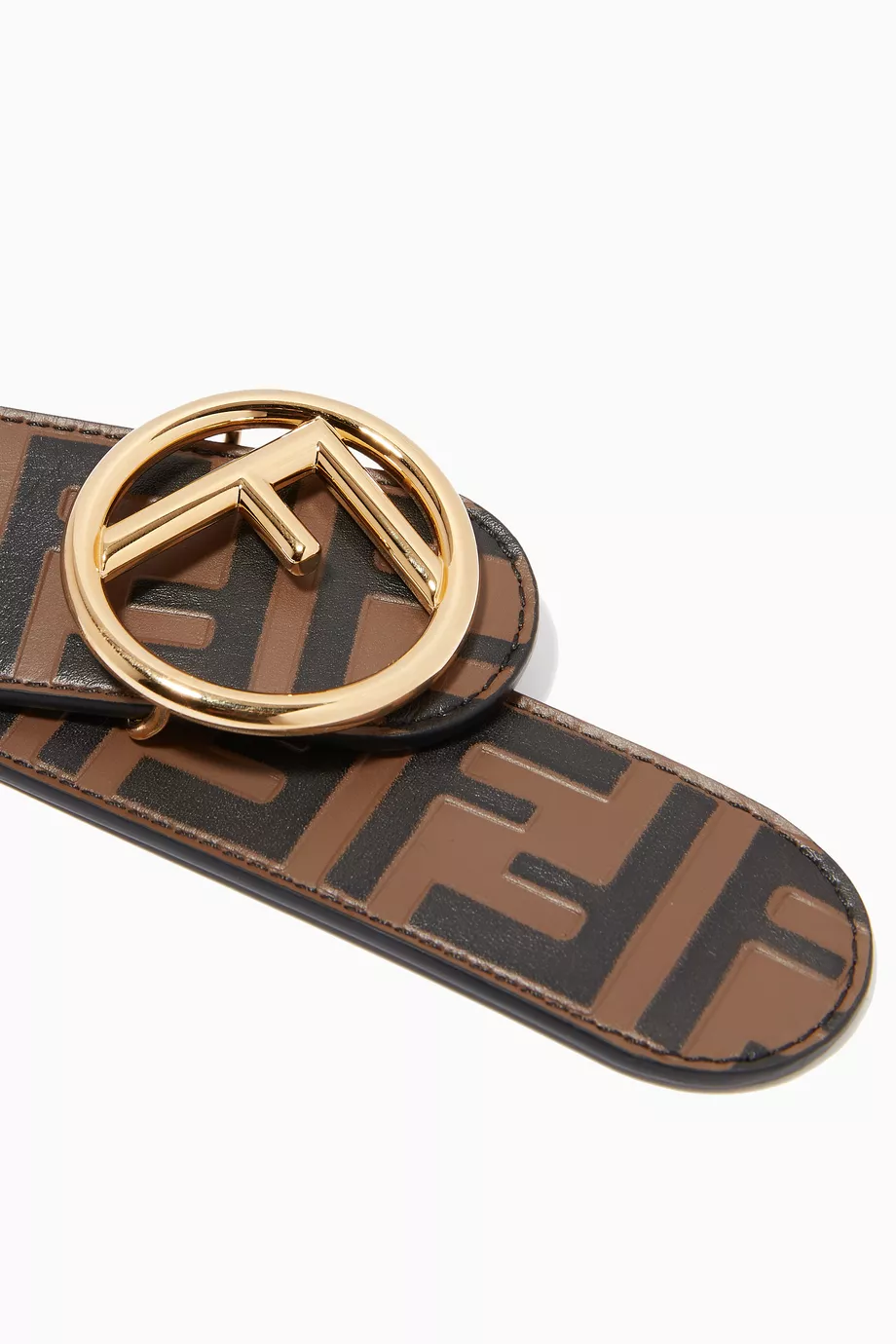 Buy Fendi Brown F is Fendi Belt in Leather For Women Online Ounass Saudi