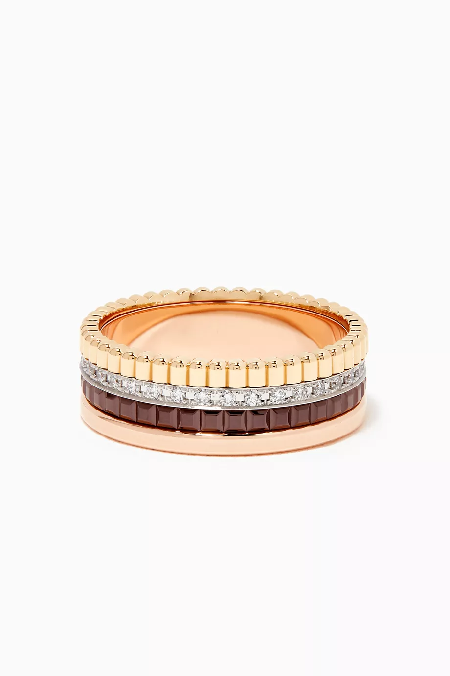 Buy Boucheron Gold Quatre Classique Small Diamond Ring in 18kt Gold For Women Online Ounass Saudi