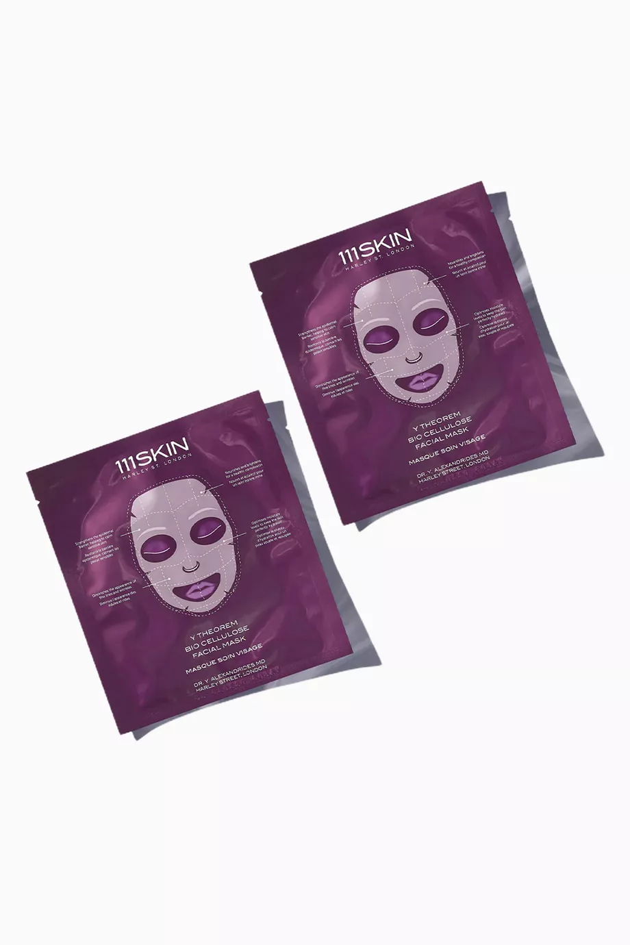 111SKIN Y² Bio Cellulose Face Mask 5枚入り Buy 111Skin Y Theorem Bio Cellulose Facial Mask, Pack of 5 For
