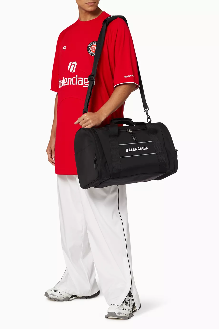 最も  Sport Black Balenciaga Buy Gym Men For Nylon Recycled in Bag バッグ