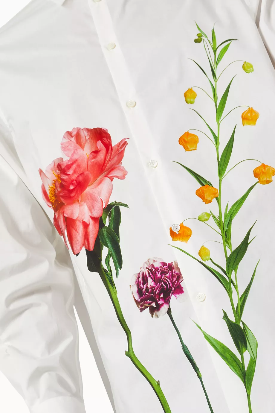 Buy Valentino Garavani White Flowersity Print Oversized