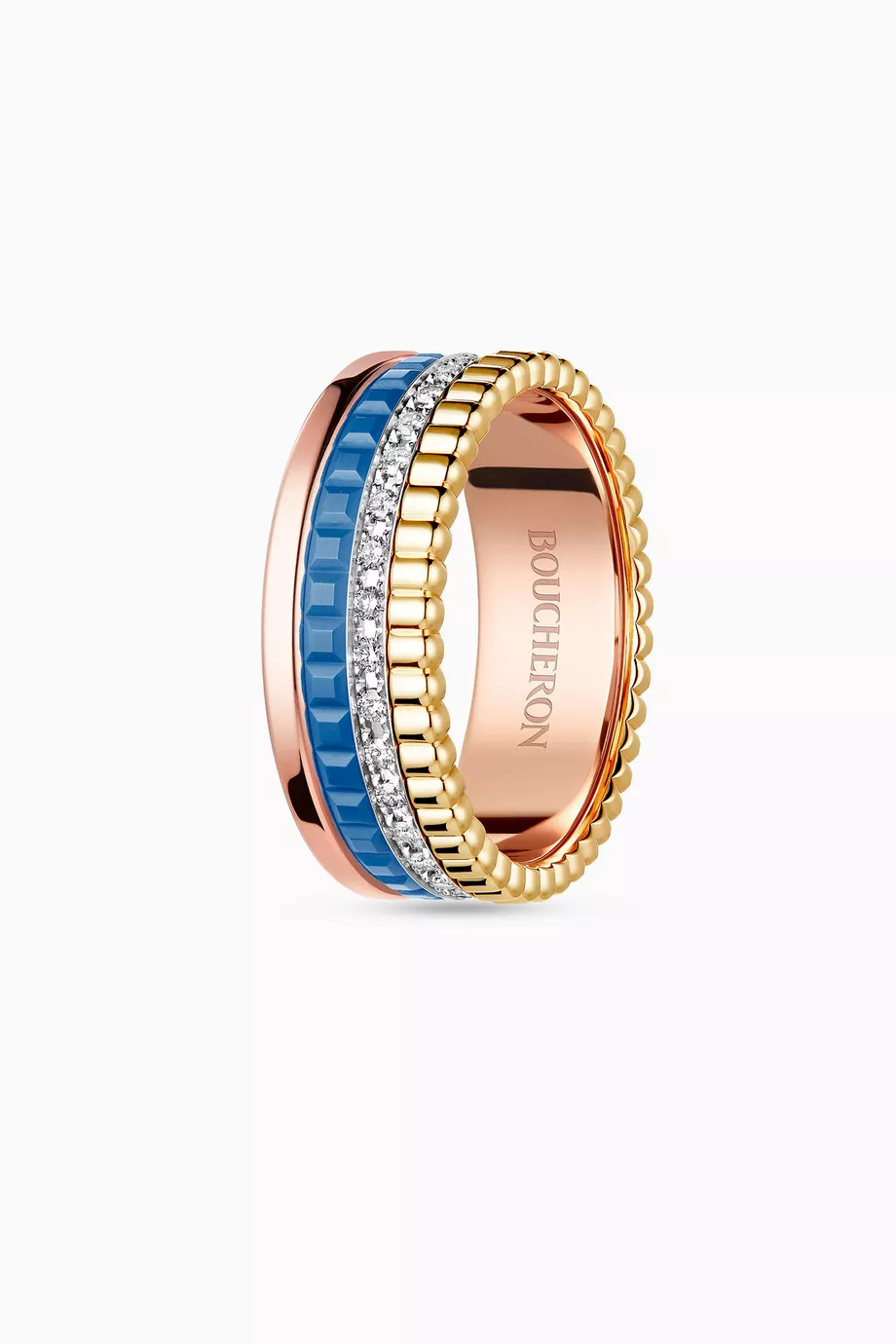 Quatre blue edition small ring discount