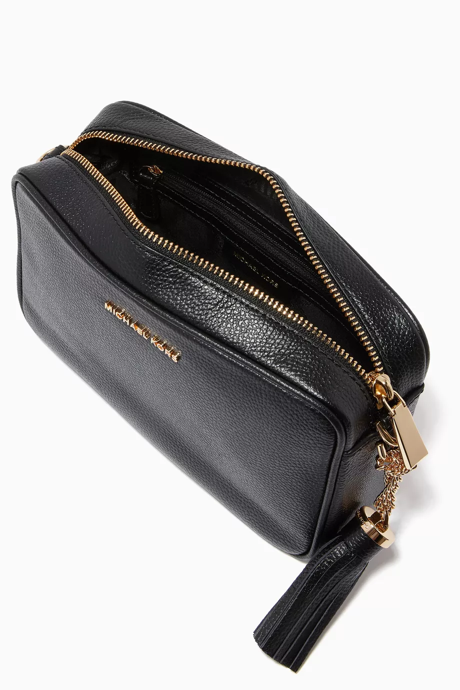 Buy Michael Kors Black Ginny Crossbody Bag in Leather For Women Online Ounass Saudi