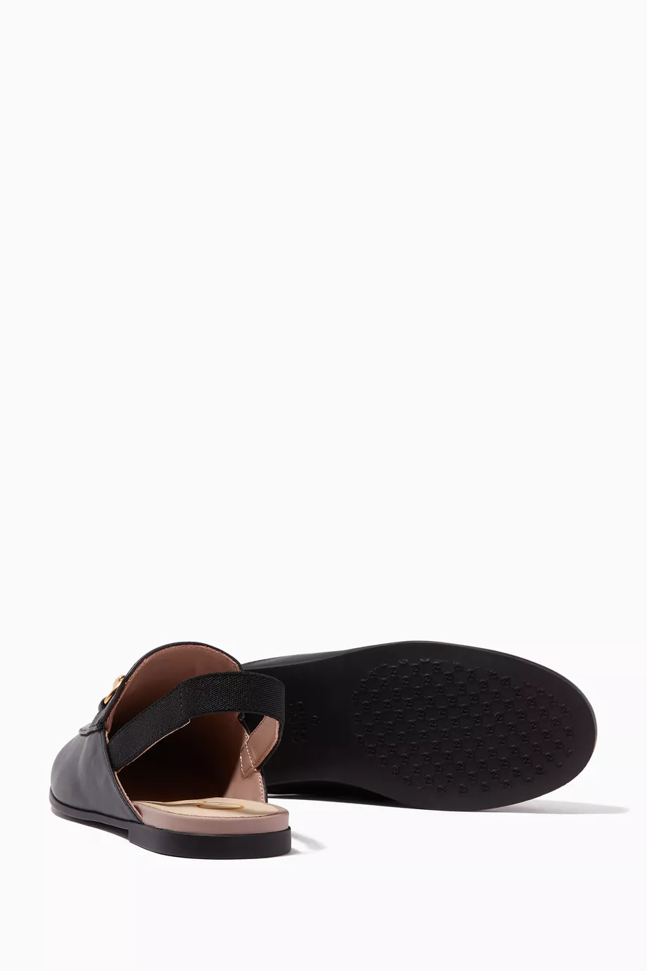 Buy Gucci Black Princetown Slippers in Leather For Boys Online Ounass Saudi