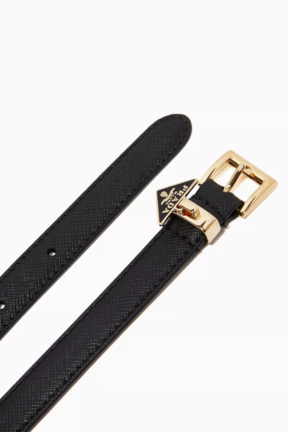 VIP【送料関税込】PRADA P SHINY LEATHER LOGO BELT Prada Patent Leather Belt | Saks Fifth Avenue