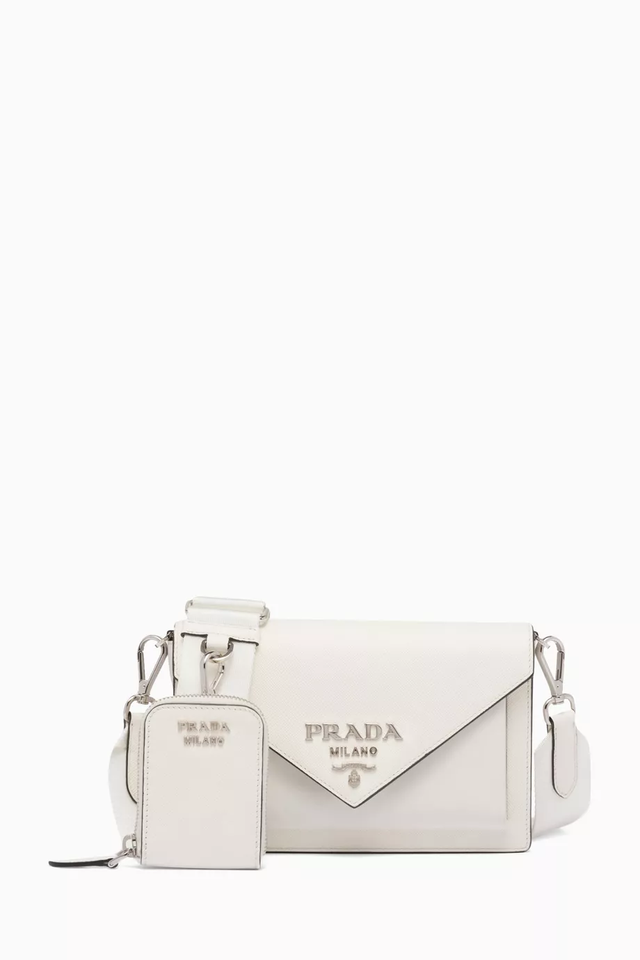 Prada white bag sales