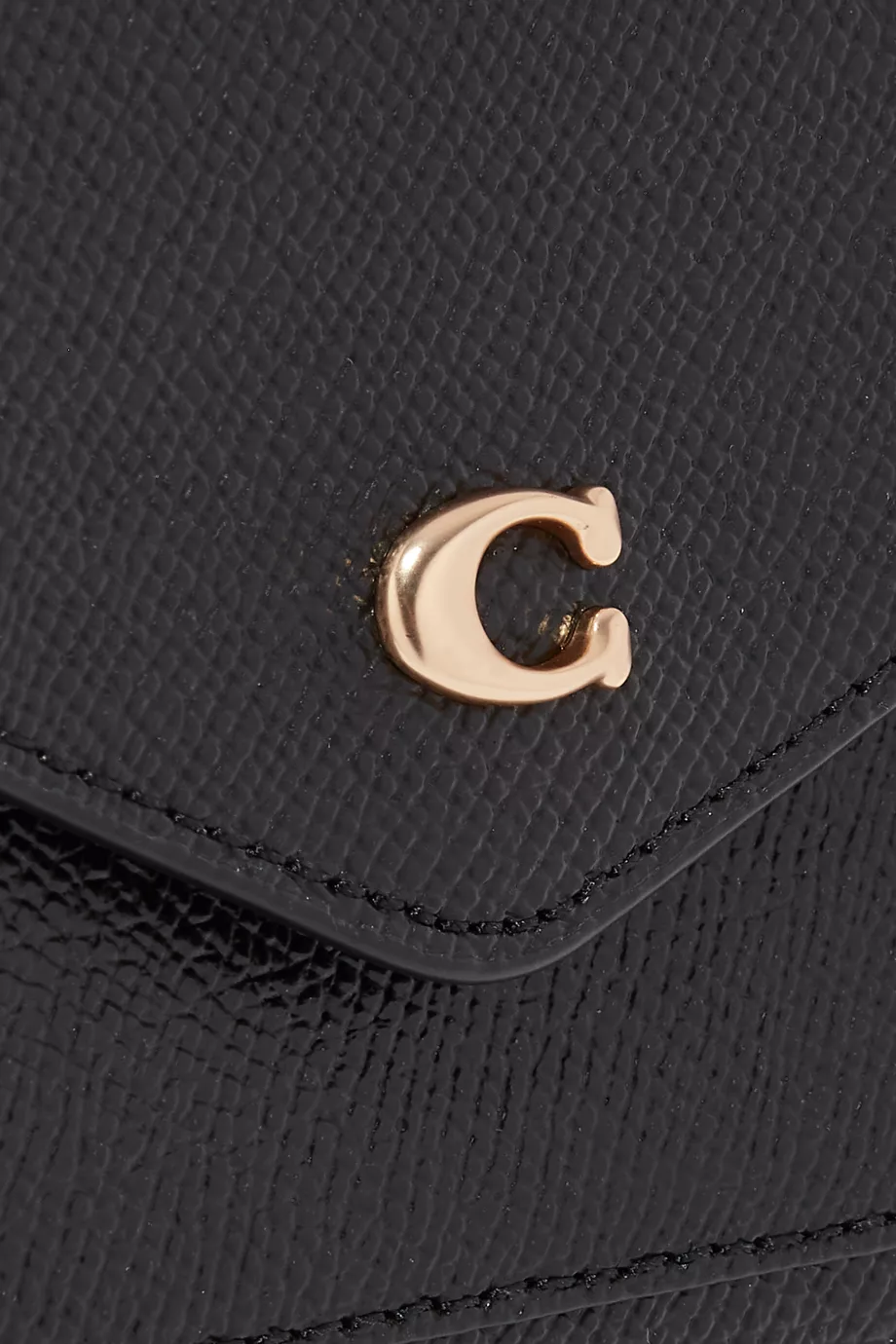 Buy Coach Black Small Wyn Wallet in Crossgrain Leather For Women