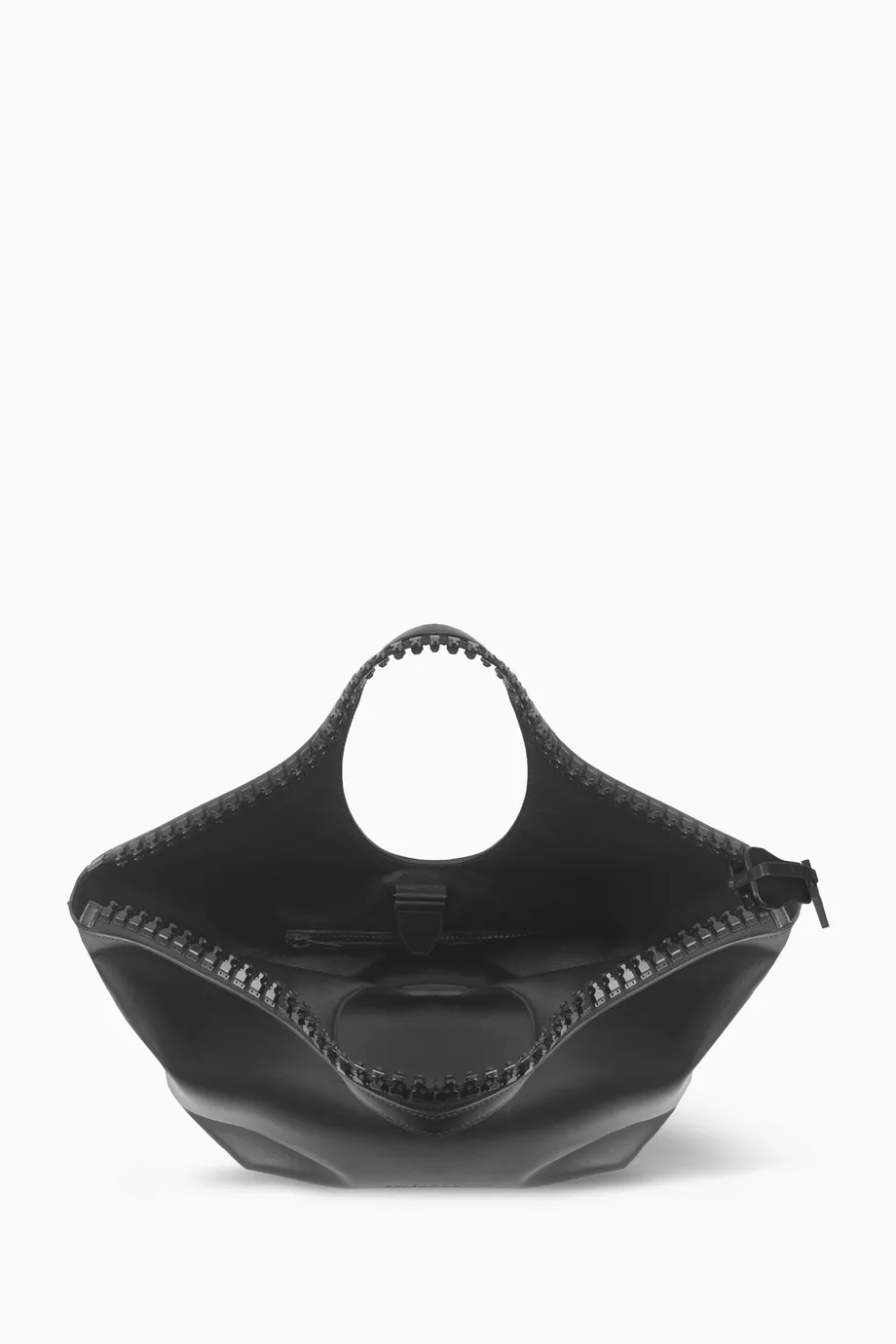 Buy Balenciaga Black Megazip XL Basket Bag in Shiny Smooth