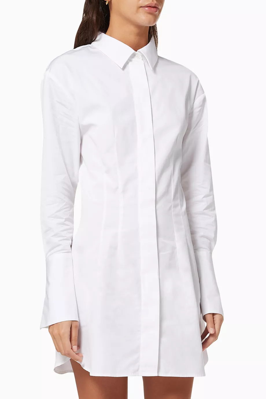 Bcbg white shirt dress deals