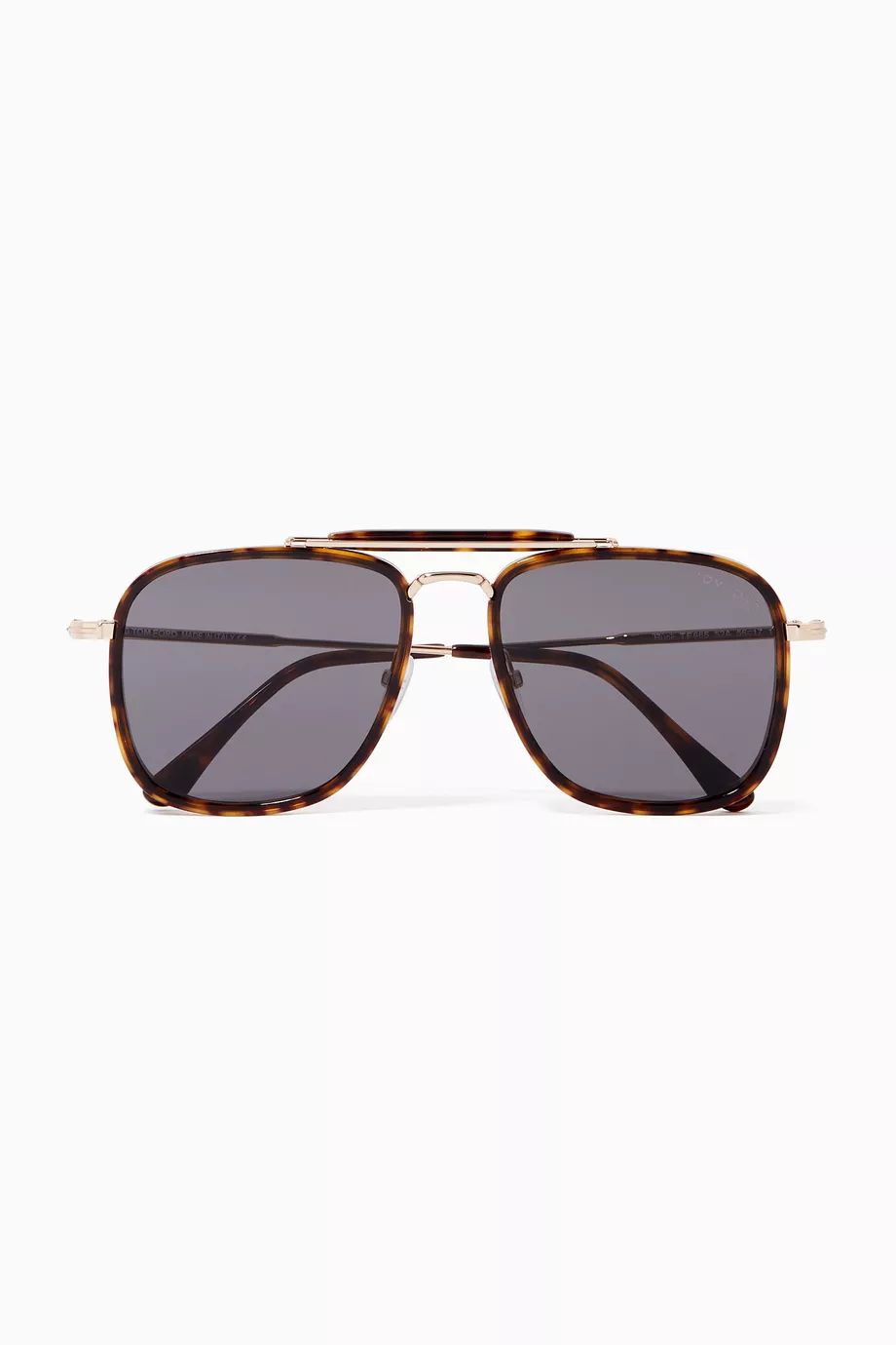 Buy TOM FORD Brown Huck Aviator Sunglasses in Acetate Metal For Men Online Ounass Saudi
