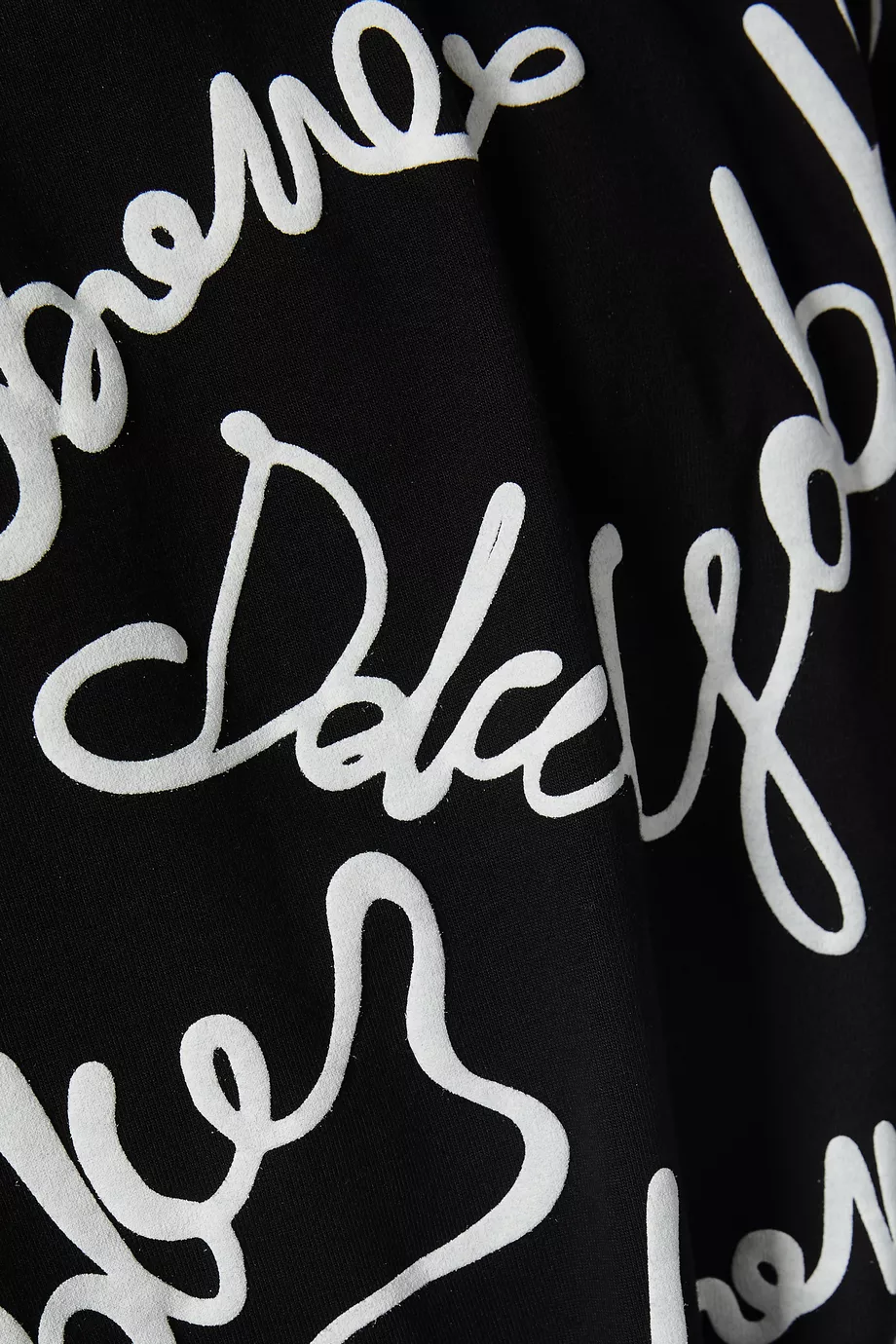 Buy Dolce & Gabbana Black DNA Oversized 3D Rubberised D&G T