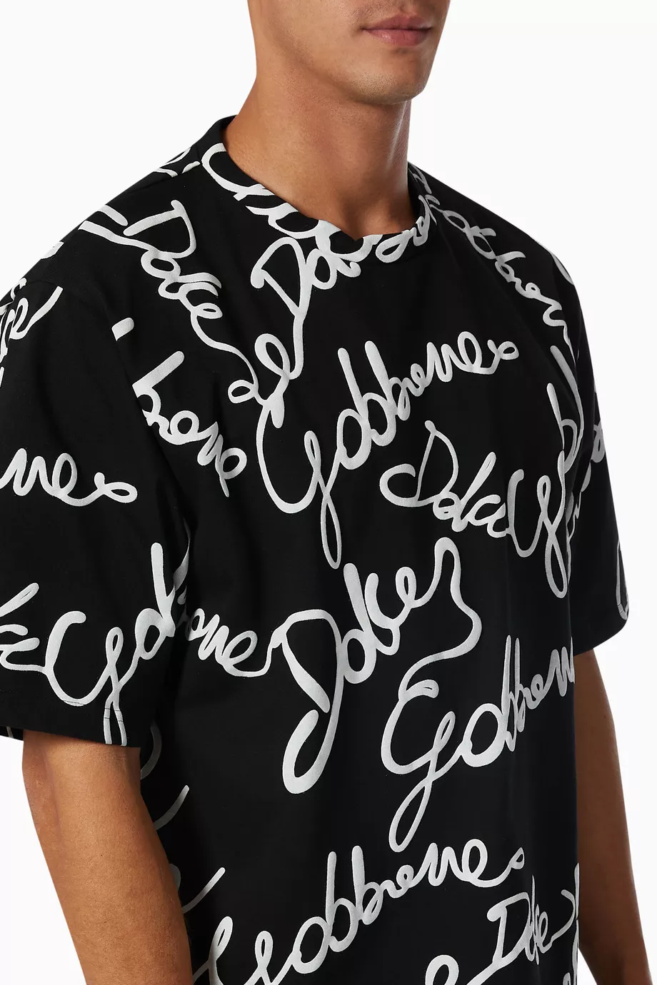 Dolce & Gabbana/DNAオーバーサイズ3Dラバー加工D&G Tシャツ 214445298_blk_pk.jpg?ts=
