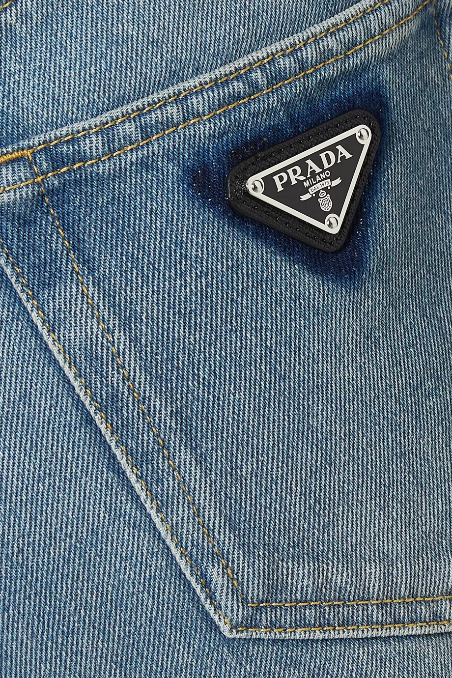 Prada jeans logo cheap