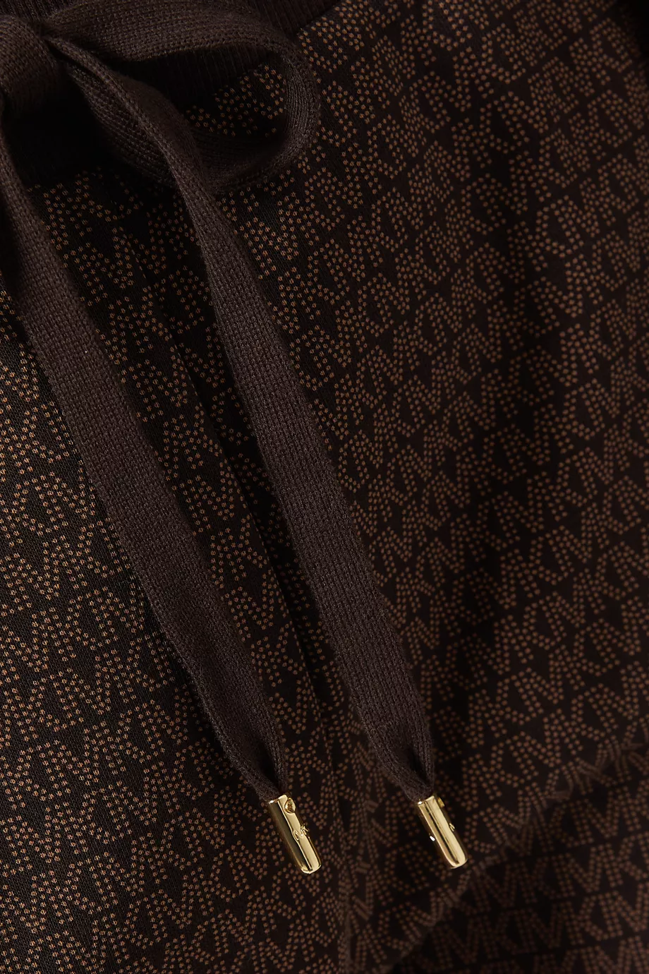 Michael kors logo print cotton terry joggers on sale