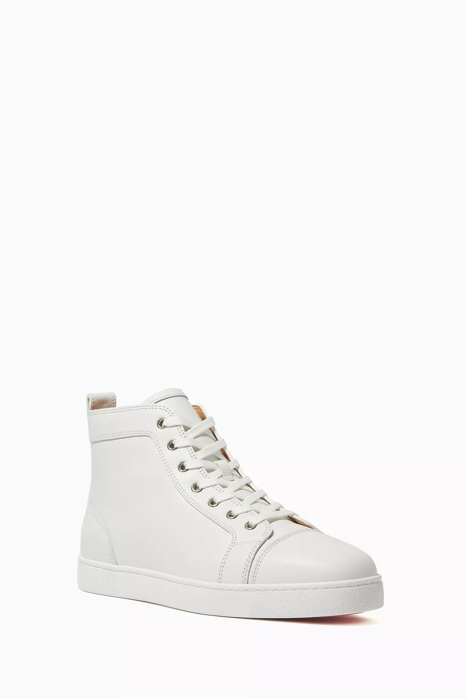 Louboutin white high tops 2025
