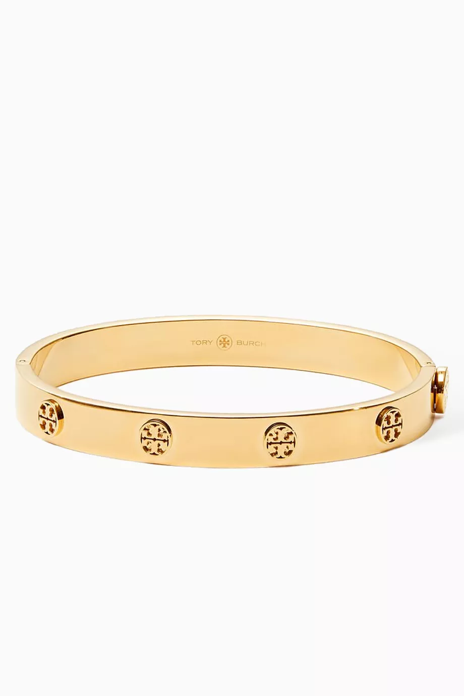 Buy Tory Burch Gold Miller Stud Hinge Bracelet For Women
