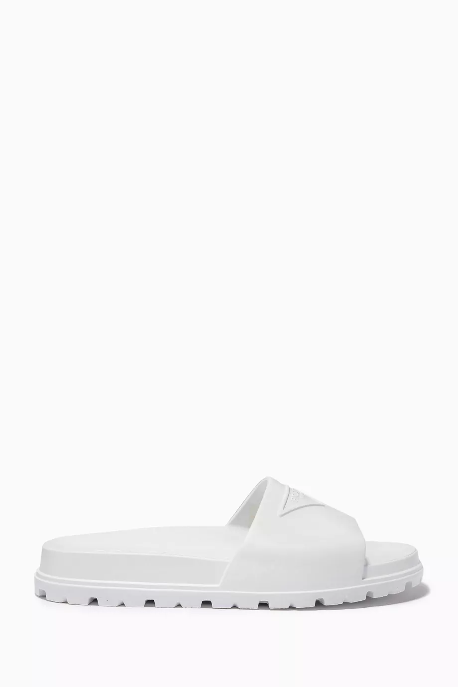 Prada rubber slides new arrivals