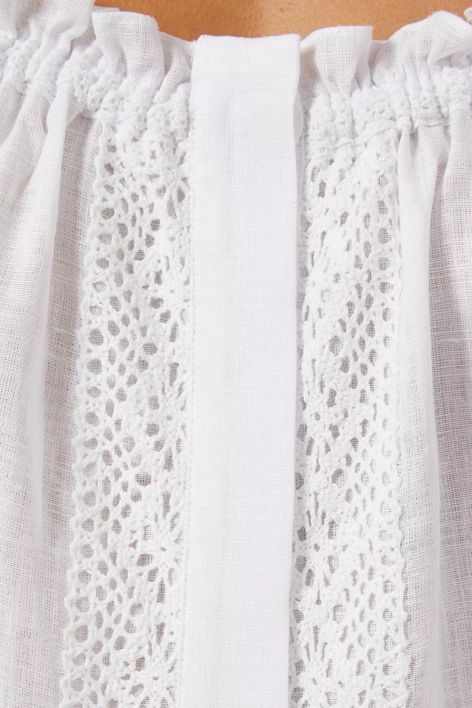 Buy Sleeper White Opera Dress in Linen For Women Online | Ounass Saudi