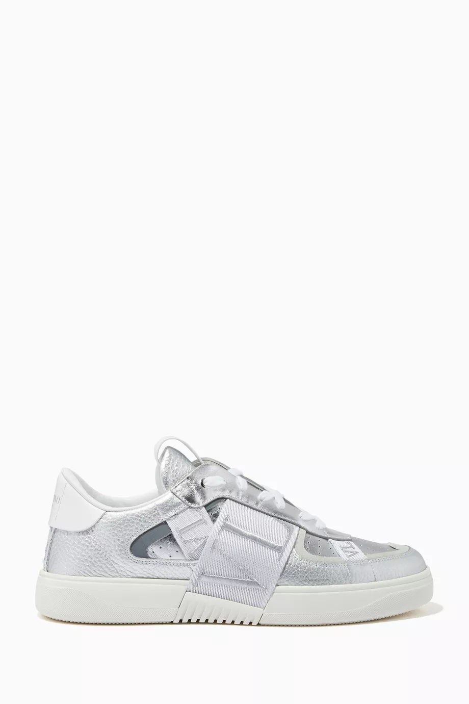 Silver valentino shoes outlet
