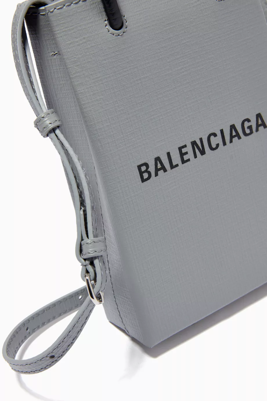 BALENCIAGA バレンシアガ PHONE HOLDER バレンシアガ - BALENCIAGA | PASSPORT PHONE HOLDER-Black-Fの