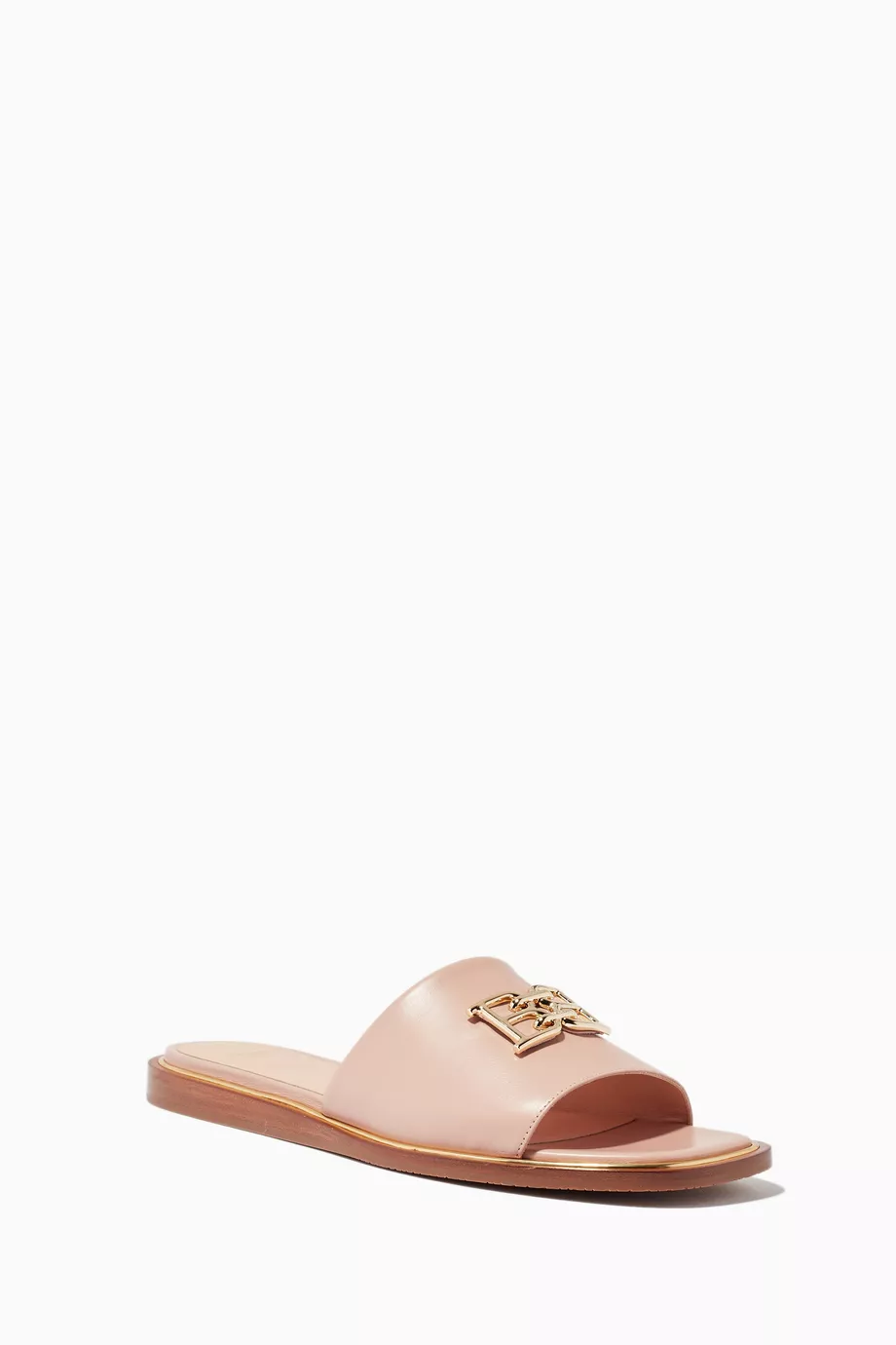 【関税&送料込】Bally Ivory Leather Eloise Slippers Bally Ivory Leather Eloise Slippers | italist