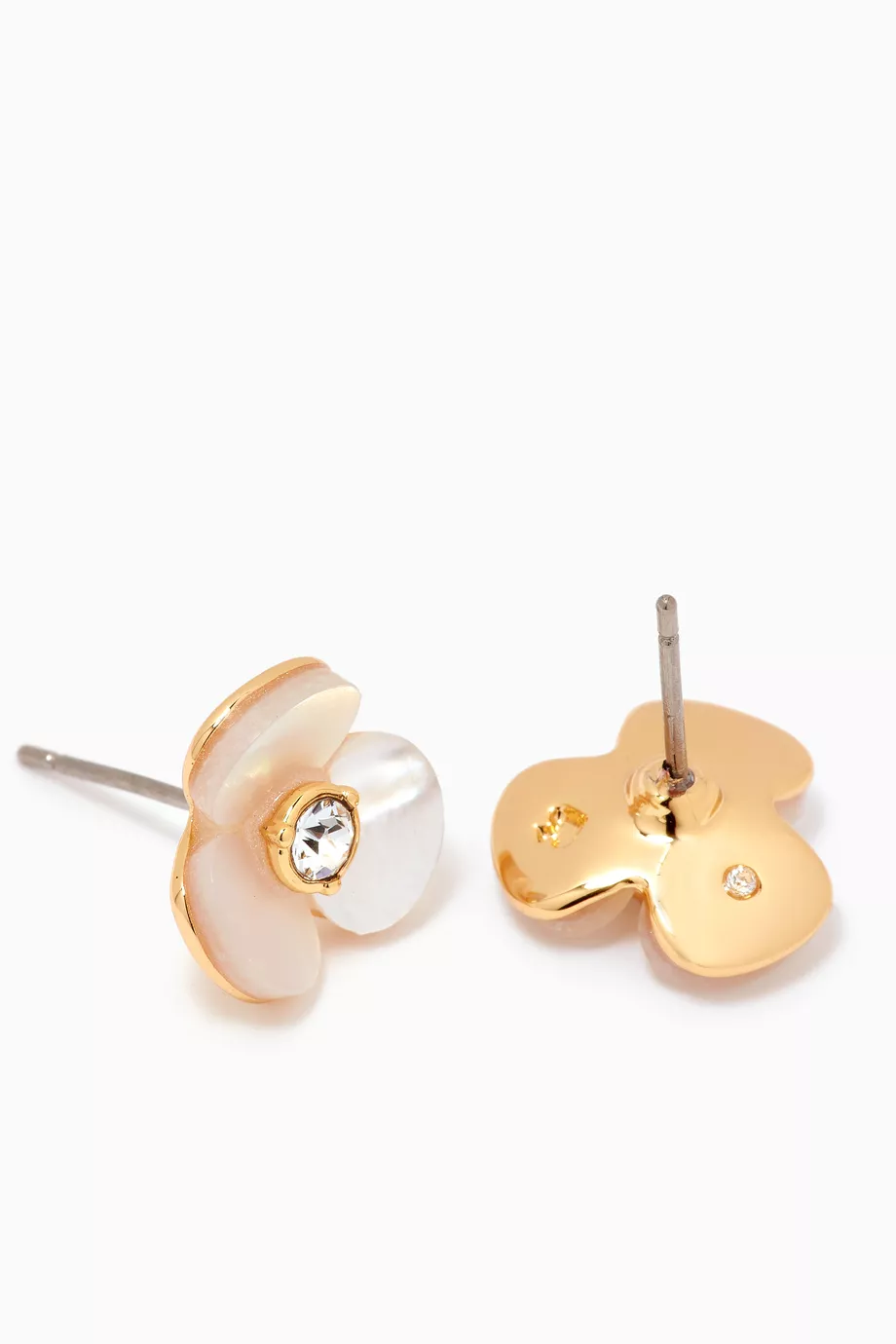 Buy Kate Spade New York Neutral Disco Pansy Studs in Metal For Women Online Ounass Saudi