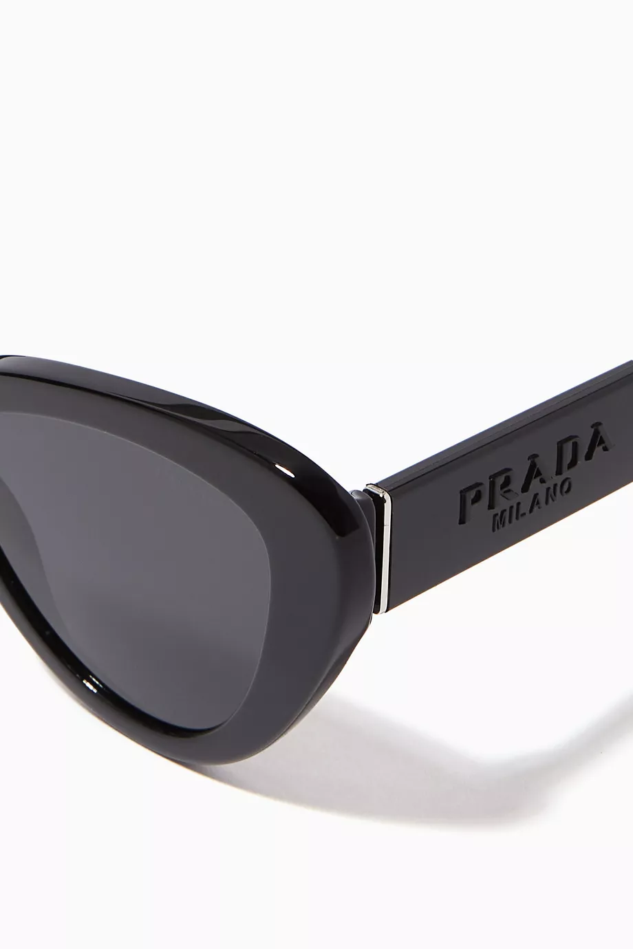 Prada Black Cat-Eye Sunglasses 59 mm PRADA Cat-eye shape Sunglasses PR A09S – The Eyeworks Studio main image 2