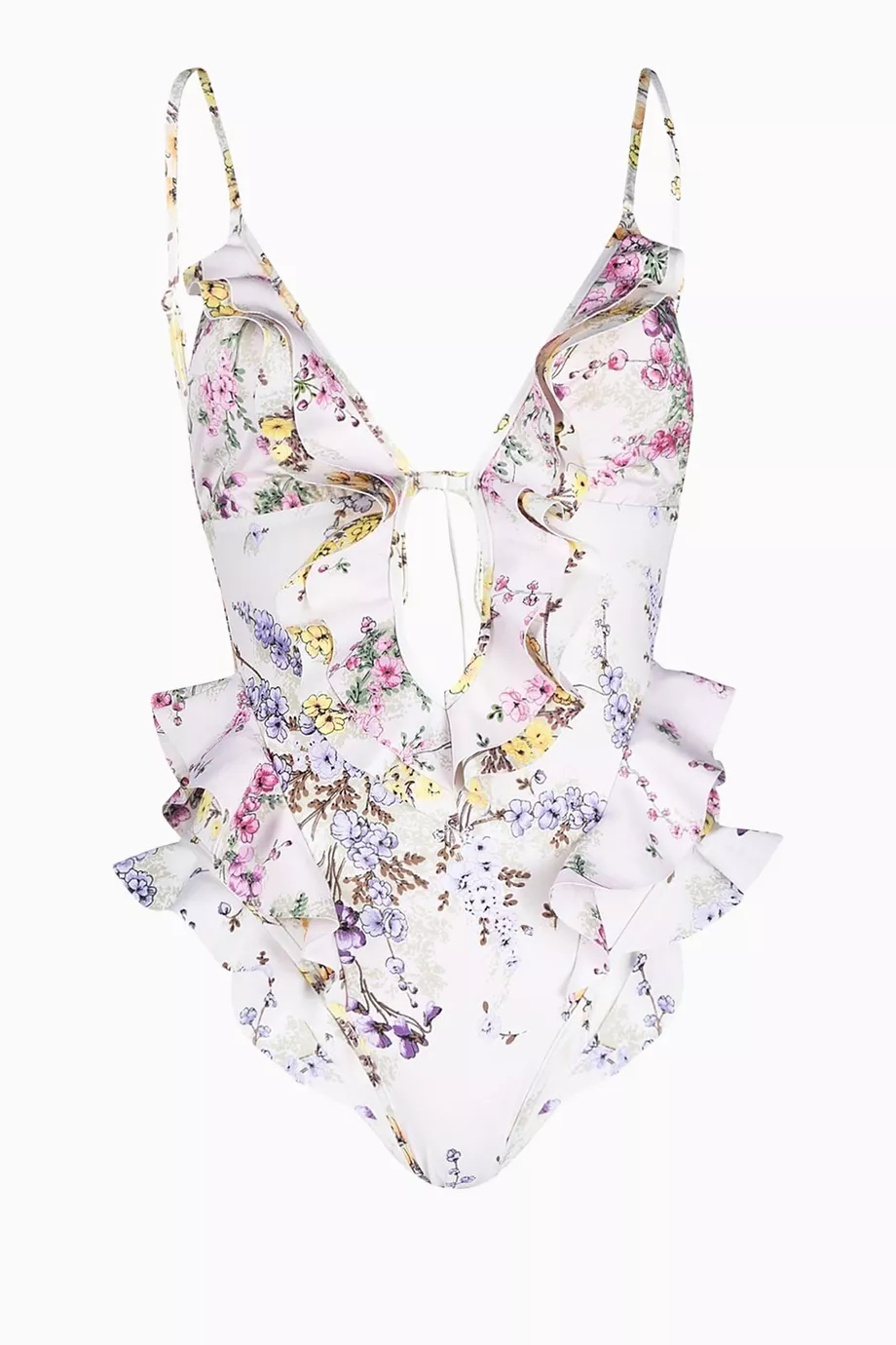VIP【関税送料無料】希少 Zimmermann Waterfall Frill One-piece Zimmermann Frill waterfall one-piece swimsuit | The Fashion