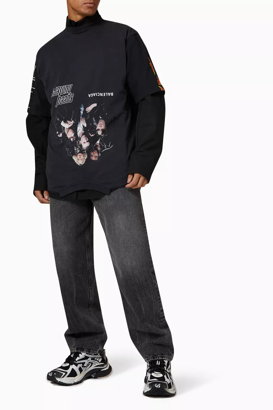 L Balenciaga Speed Hunters T-Shirt Upside Down | eBay