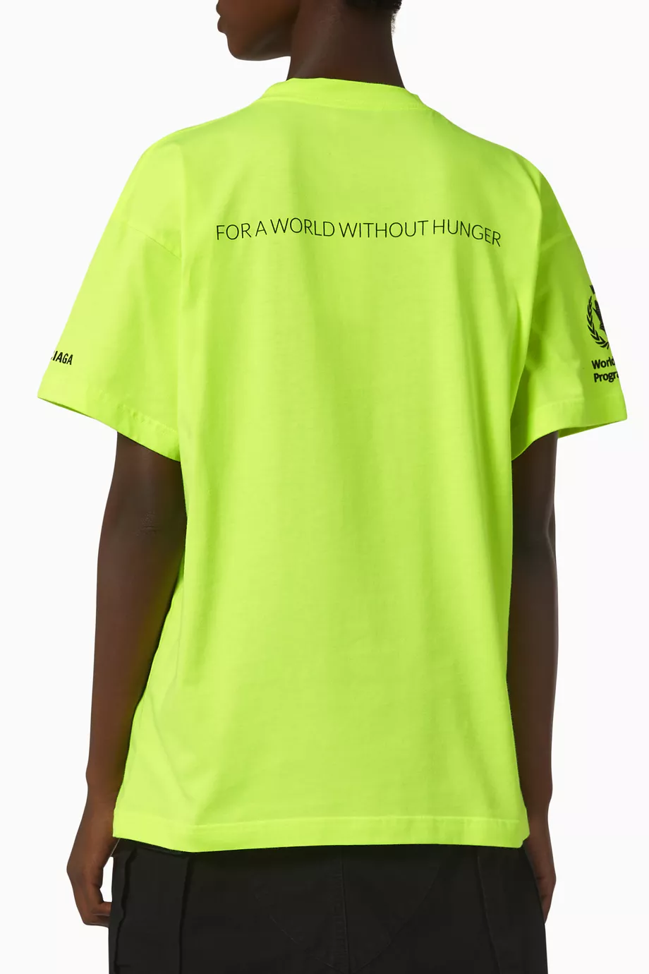 トップス BALENCIAGA WFP Buy Balenciaga Yellow WFP Medium Fit T-shirt in Vintage