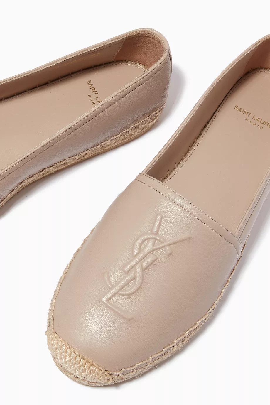 Polka Dot Saint Laurent Signature Espadrilles Saint Laurent Logo