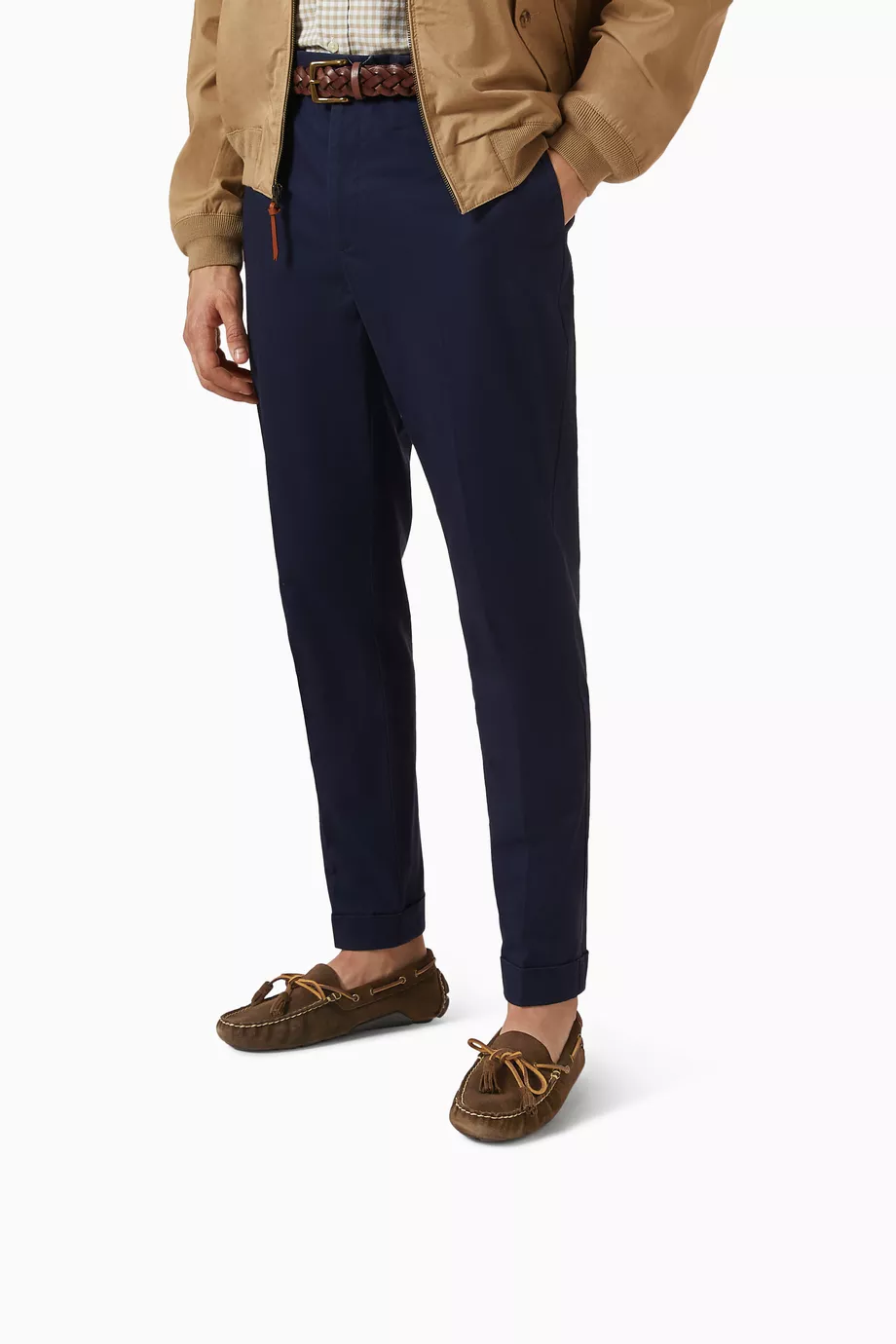 Buy Polo Ralph Lauren Brown Anders Loafers in Suede For Men Online