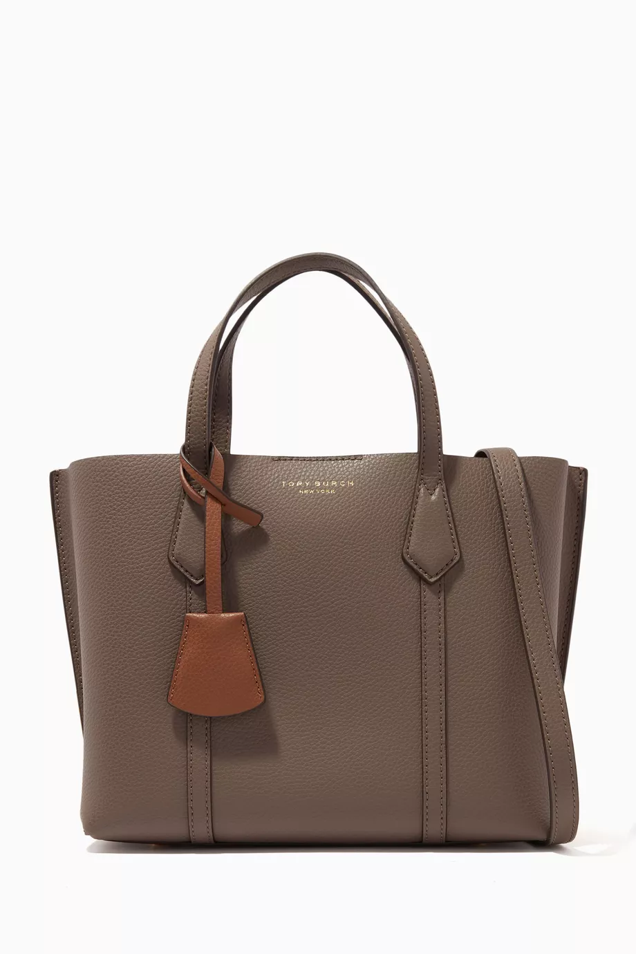 Tory burch small triple compartment tote top