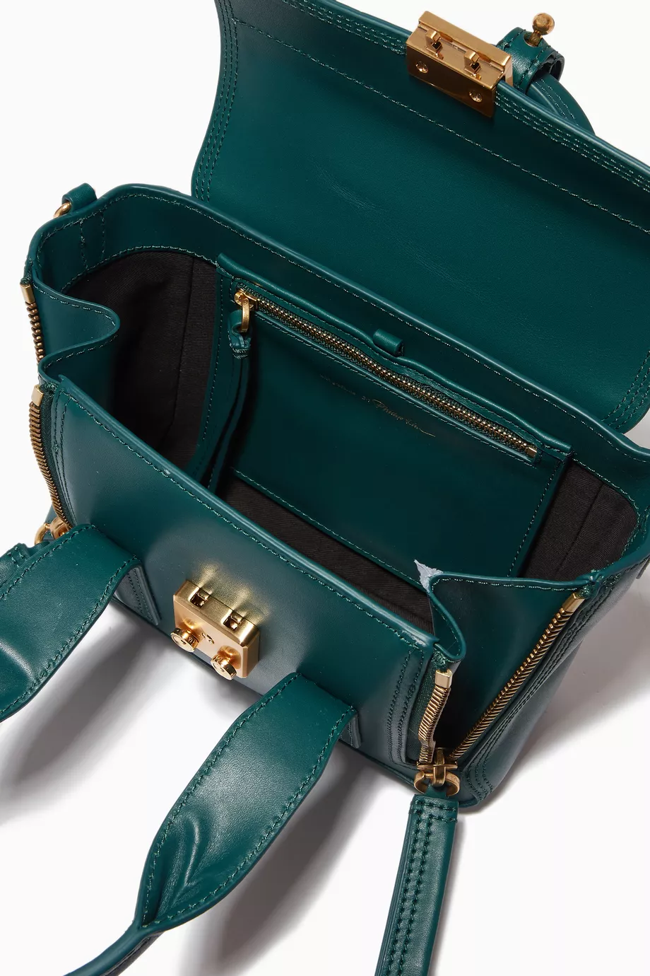 Buy 3.1 Phillip Lim Green Pashli Mini Satchel Bag in Leather For