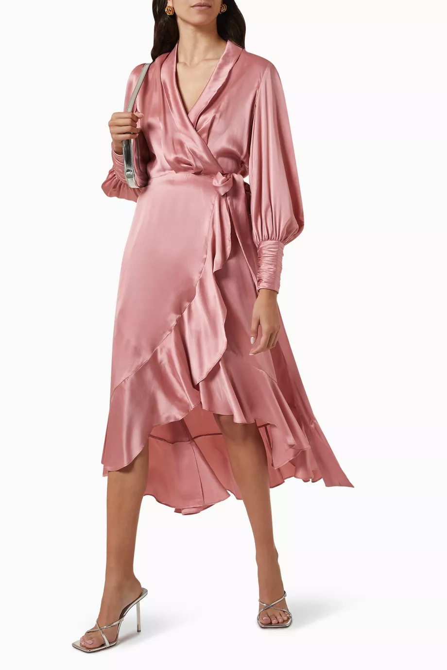 open lace back dress Lila Baby Shower Maternity Dress in Nude Pink  Angel Maternity USA